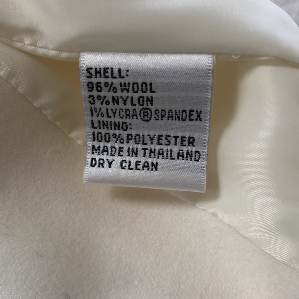 Talbots Ivory Wool Jacket - Picture 10 of 10